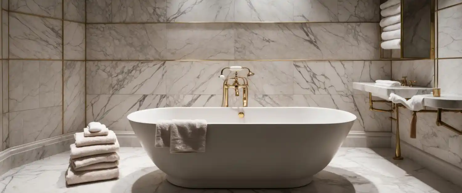 Bathroom remodel ROI concept showing financial return on renovation investment