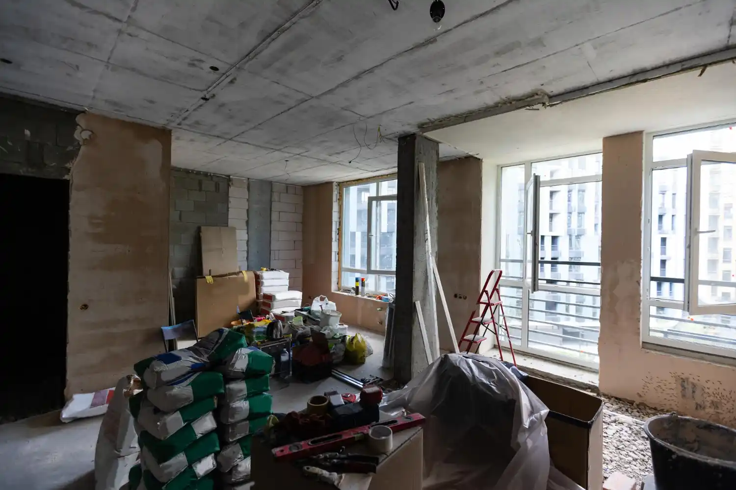 Experienced basement remodeling contractor transforming a residential basement